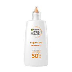 Ochranný fluid proti tmavým skvrnám s vitamínem C SPF 50+ Ambre Solaire (Super UV Fluid) 40 ml