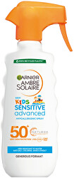 Ochranný krém proti UVB, UVA a dlouhovlnnému UVA SPF 50+ Ambre Solaire Kids Sensitive Advanced 300 ml