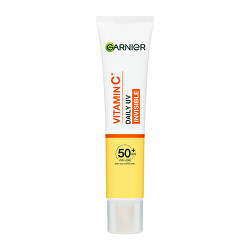 Rozjasňující ochranný pleťový fluid SPF 50+ Vitamin C (Daily UV Invisible) 40 ml