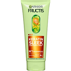 Šampon pro suché a krepaté vlasy Fructis Keratin Sleek (Shampoo) 200 ml