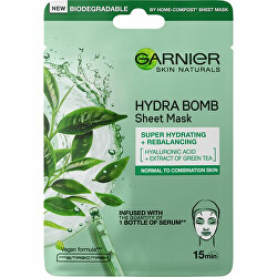 Szuper hidratáló tisztító arcmaszk zöld teával  Moisture + Freshness (Tissue Super {{Hydrating