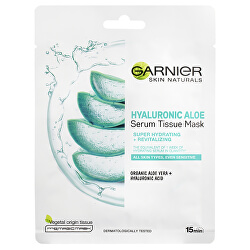 Textilní pleťová maska s aloe vera Hyaluronic Aloe (Serum Tissue Mask) 28 g