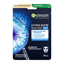 Hydratační regenerační noční textilní maska Moisture Bomb Night-time (Face Tissue Mask) 28 g
