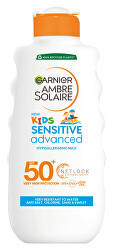 Lapte de protectie solara pentru copii Ambre Solaire Resisto Kids SPF 50+ (Very High Protection Moisturising Lotion) 200 ml