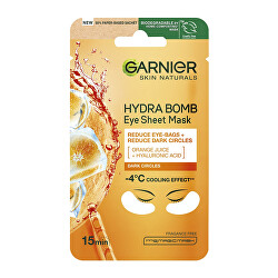 Povzbuzující oční maska se šťávou z pomeranče a kyselinou hyaluronovou (Eye Tissue Mask) 6 g