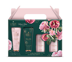 Set regalo di cura idratante per corpo Rosa & Peonia 4 pz