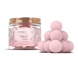 Šumivé kuličky do koupele Vanilka & Mandle (Bath Fizzers) 10 x 15 g