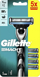 Gillette Mach3 borotva + 5 csere fej