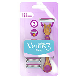 Holicí strojek Simply Venus 3 + 4 hlavice