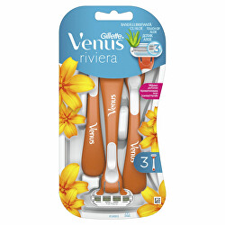 Egyhasználatú borotvák  Venus Riviera 3 db