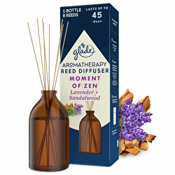 Pálcás illatosító levendula és szantálfa illatával Aromatherapy Reed Moment of Zen 80 ml