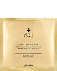 Mască cu efect de netezire Abeille Royale (Honey Cataplasm Mask) 4 buc