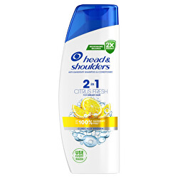 Šampon a kondicionér pro mastné vlasy 2v1 Citrus Fresh (Anti-Dandruff Shampoo & Conditioner) 330ml