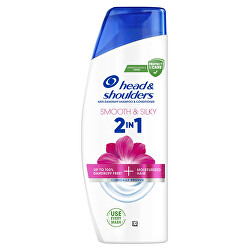 Vyhlazující šampon a kondicionér 2v1 Smooth & Silky (Anti-Dandruff Shampoo & Conditioner) 330 ml