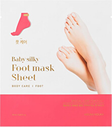 Vyživující maska na nohy Baby Silky (Foot Mask Sheet) 18 ml