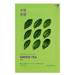 Plátýnková maska pro citlivou a zarudlou pleť Green Tea (Pure Essence Mask Sheet) 20 ml