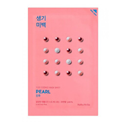 Mască de față din pânză cu extracte de perle Pearl (Pure Essence Mask Sheet) 20 ml