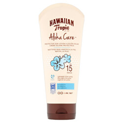 Mattító hatású napvédő tej SPF 15 Aloha Care (Hawaiian Tropic Protective Sun Lotion Mattifies Skin) 180 ml