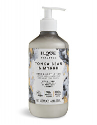 Hidratáló tej testre és kézre Naturals Tonka Bean & Myrrh (Hand & Body Lotion) 500 ml
