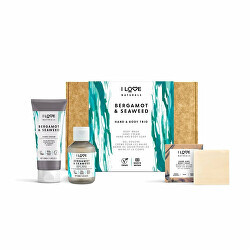 Ajándék fürdőszett Naturals Bergamot & Seaweed Hand & Body Trio Pack