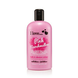 Baie și duș cremă cu bezea parfum ( Pink Marshmallow Bath & Shower Creme) 500 ml