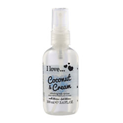 Osvěžující tělový sprej s vůní kokosu a sametového krému (Coconut & Cream Refreshing Body Spritzer) 100 ml