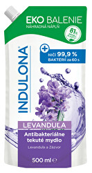 Antibakteriální tekuté mýdlo Levandule - náhradní náplň 500 ml