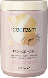 Mască de păr pentru strălucire radiantă Ice Cream Argan Age (Pro-Age Mask) 1000 ml