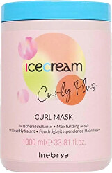 Hydratační maska pro kudrnaté a vlnité vlasy Ice Cream Curly Plus (Curl Mask) 1000 ml