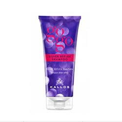 Tónovací šampón na strieborné vlasy Gogo (Silver Reflex Shampoo) 200 ml