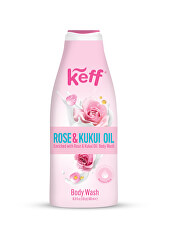 Cremă de spălare Trandafiri & Ulei de Kukui (Body Wash) 500 ml