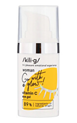 Bőrvilágosító szemkörnyékápoló gél Woman C Vitamin (Eye Gel) 15 ml