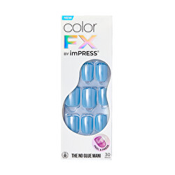 Unghii adezive ImPRESS Color FX - Meta 30 buc