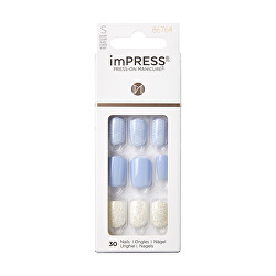 Samolepící nehty imPRESS Nails Lavender Whisper 30 ks