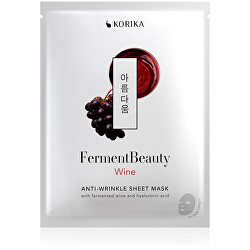 Anti-aging plátýnková maska FermentBeauty Wine (Anti-Wrinkle Sheet Mask) 20 g