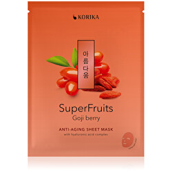 Anti-aging plátýnková maska Superfruits Goji (Anti-Aging Sheet Mask) 25 g