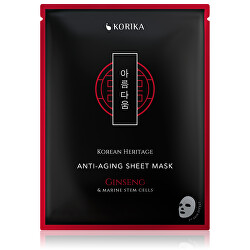 Plátýnková maska proti stárnutí Korean Heritage (Anti-Aging Sheet Mask) 25 g