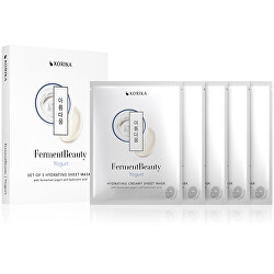 Sada hydratačních plátýnkových masek FermentBeauty Yogurt 5 x 23 g