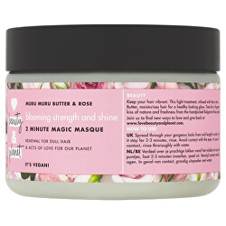 Maska na farbené vlasy s ružovým olejom a maslom muru muru (Blooming Strength and Shine 2 Minute Magic Masque) 300 ml