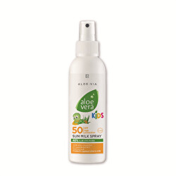 Lozione solare in spray Aloe Vera Kids SPF 50 (Sun Milk Spray) 150 ml