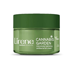 Intenzív hidratáló arckrém Canabbis Garden (Intensively Hydrating Antibacterial Cream) 50 ml