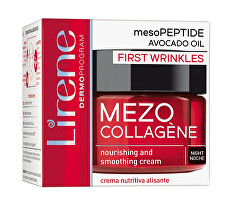 Tápláló éjszakai krém simító hatással Mezo-Collagene (Smoothing Cream) 50 ml