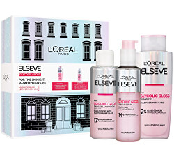 Set regalo per la cura di capelli con acido glicolico Glycolic Gloss