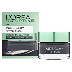 Intenzivní čisticí rozjasňující maska Pure Clay (Detox Mask)