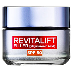 Nappali öregedésgátló krém SPF 50 Revitalift Filler (Anti-Ageing Cream) 50 ml