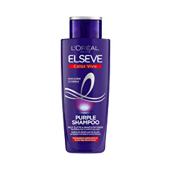 Šampon pro melírované, blond a stříbrné vlasy Elseve Color-Vive Purple (Shampoo) 200 ml