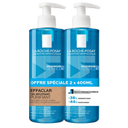 Sada čisticích pěnových gelů Effaclar (Purifying Foaming Gel) 2 x 400 ml