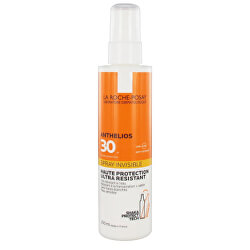 Sprej na opalování pro citlivou pokožku SPF 30 Anthelios (Invisible Spray Ultra Resistant) 200 ml