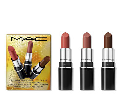 Sada na rty Everyday Luxury Mini Lustreglass Neutral (Lipstick Trio)