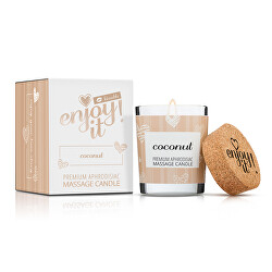 Lumânare de masaj Enjoy it! Coconut (Massage Candle) 70 ml
